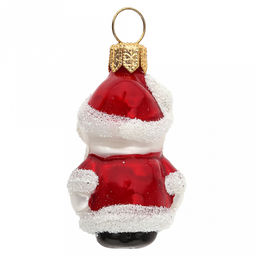 Елочная игрушка фигурка стеклянная Санта мини h6см, ручная художественная роспись, подарочная упаковка (Россия) - Домашняя мода фото 4