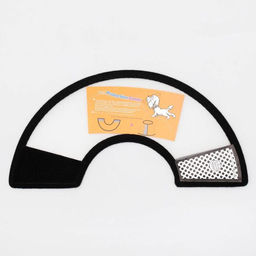 Ветеринарный воротник №7, обхват шеи 17-19 см, высота 8,5 см, чёрный - Пижон фото 2