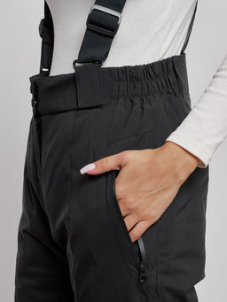 Горнолыжный костюм женский зимний черного цвета 022302Ch - Mtforce фото 18