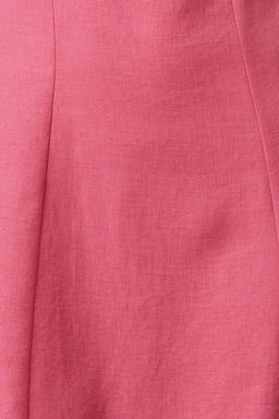 Fusya A-Kesim Kare Yaka Mini Dokuma Elbise TWOSS23EL01549