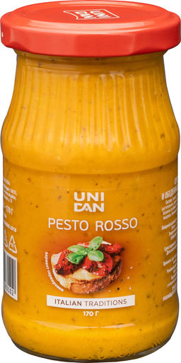Соус Песто Россо UNI DAN 170г ст/б