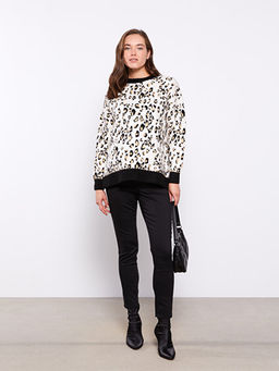 Kar?n Panelli D?z Gabardin Hamile Pantolon