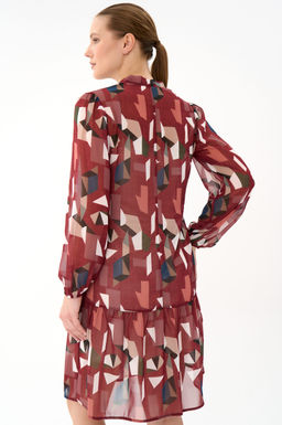 Платье Нежный акцент  2 (красный)