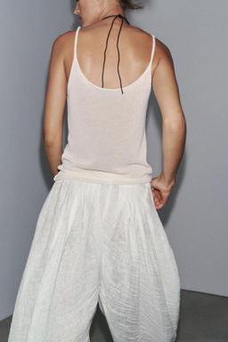 KNITTED STRAPPY TOP - Zara фото 7