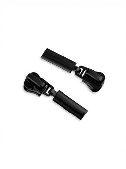 Бегунок для молнии «Трактор», №5, прямоугольный, 10 шт., чёрный