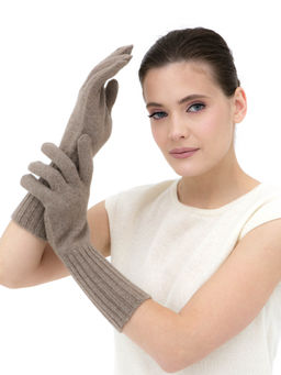 Перчатки из кашемира 31015 капучино