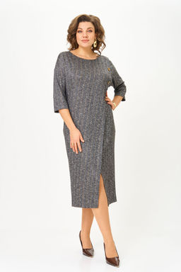 Платье Michel Chic 2190 серая елочка