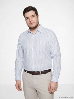 Regular Fit Uzun Kollu Ekose Gabardin Erkek G?mlek