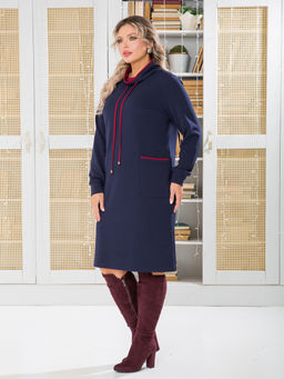 Платье 1463 темно-синий