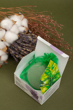 Твердый шампунь-кондиционер для волос 2в1 Укрепление и рост с ароматом лаванды - Siberina фото 3