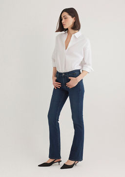 Molly Gold Klasik Koyu Mavi Jean Pantolon  фото 2