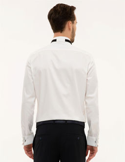 Ekru Slim Fit Smokin G_mlek - Pierre cardin фото 3