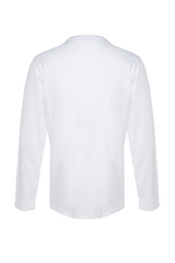 TRENDYOL MAN Siyah Basic Regular/Normal Kesim Bisiklet Yaka Uzun Kollu %100 Pamuk Tok Kumas T-shirt TMNAW21TS0208 - Trendyolmilla фото 43