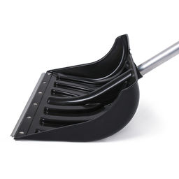 Лопата пластиковая, ковш 505 × 340 мм, с оцинкованной планкой, алюминиевый черенок, «Буран»