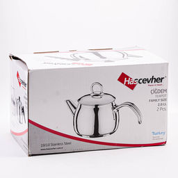 800-301 Чайник металлический 2л Hascevher Buse нерж/ст/пласт/стекло (х6) - Mayer&boch фото 8