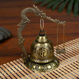 Колокол - гонг металл настольный «Будда», d=4.8 см, 11.2×9.5×9.5 см
