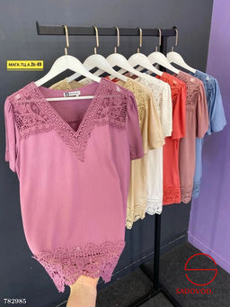 Женская блузка с коротким рукавом - Bruno фото 3