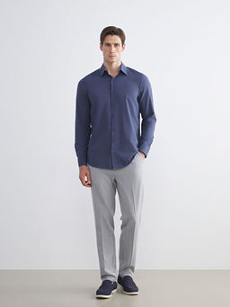 Slim Fit Uzun Kollu Erkek G?mlek