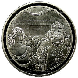 1 доллар 2003 года Новая Зеландия Властелин колец Коронация Арагорна
