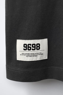 JOGGING T-SHIRT WITH LABEL - Zara фото 3