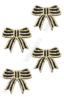 Лазерная вырубка из кожзама "9 мая" 6*5 см (10 шт) №11, несклеенная