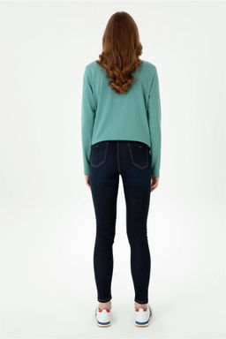 U. S. Polo Assn Женские темно-синие джинсовые брюки - U.s. polo assn фото 4