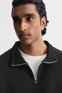 BASIC QUARTER ZIP SWEATSHIRT - Zara фото 11