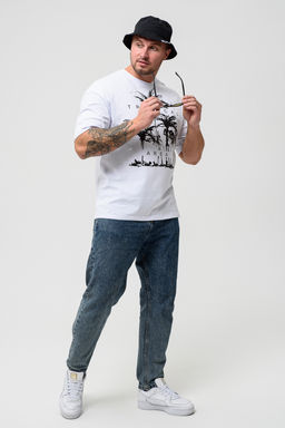 Футболка мужская 8507/1 оверсайз