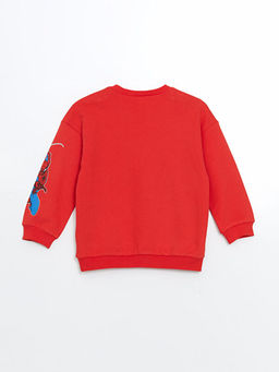 Spiderman Bask?l? Erkek ?ocuk Sweatshirt ve E?ofman Alt 2li - Waikiki фото 3