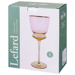 НАБОР БОКАЛОВ ДЛЯ ВИНА TWIST & SHINE PINK, 2 ШТ/380 МЛ - Lefard фото 2
