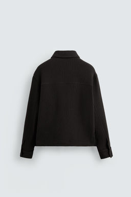 TEXTURED POLO OVERSHIRT - Zara фото 8