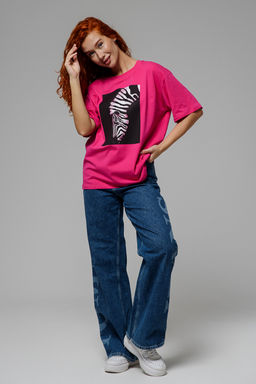 8506/1 Футболка женская оверсайз - Натали фото 243