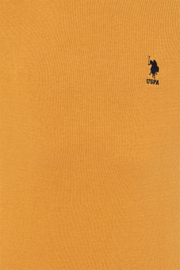 Мужской желтый трикотажный свитер Basic - U.s. polo assn фото 12