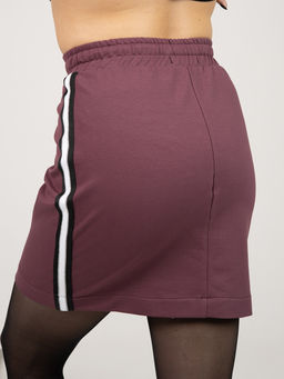 Юбка женская Ю-01 (футер с лайкрой) Кофейная