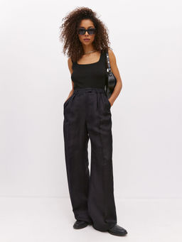 Широкие брюки из льна - TO BE ONE фото 2