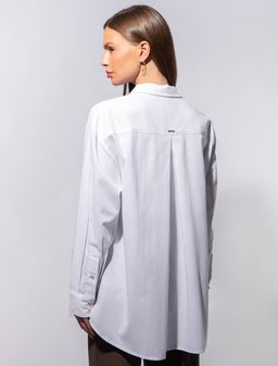 VILATTE / Блузка из 100% хлопка с разрезами по бокам  фото 2