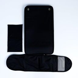 Сумка - переноска для животных Люкс, ПВХ, жаккард, 40 х 25 х 26, чёрная - Пижон фото 8