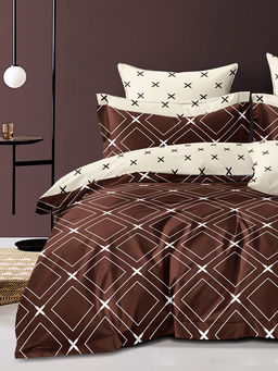 Постельное белье из сатина элит на молнии - Винтаж 2 сп. с прост.на резинке (нав.70х70)