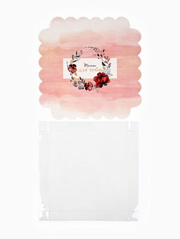 Цена за 5 шт. Коробка для печенья, кондитерская упаковка с пластиковой крышкой, Только для тебя, 21?21?3 см