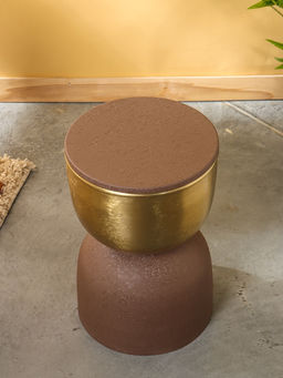 Столик кофейный «Кофе с золотом», 30×30×45 см