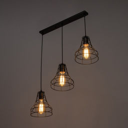 Светильник «Кубок» 3хЕ27 40 Вт 50×18×19-139 см