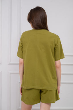 Пижама женская из кулирки Дива хаки - Амадэль фото 13