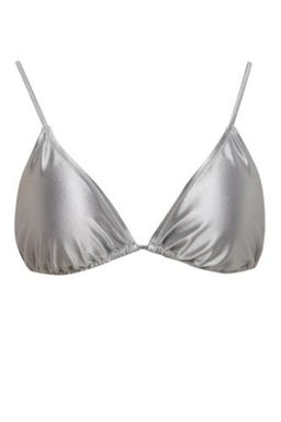 Fall in Love Regular Fit Saten Ucgen Bikini Ustu