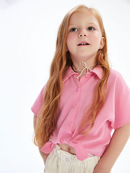 K?sa Kollu Basic K?z ?ocuk G?mlek