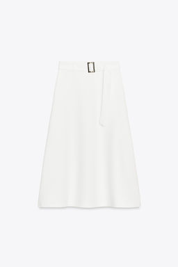 BELTED LAYERED SKIRT - Zara фото 4