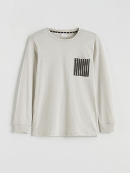 Bisiklet Yaka Erkek ?ocuk Pijama Tak?m?