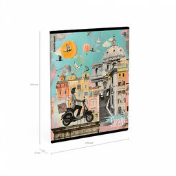 Цена за 5 шт. Тетрадь общая ученическая ErichKrause Roman Holiday, 48 листов, матовая ламинация, клетка_MIX-PACK  фото 10
