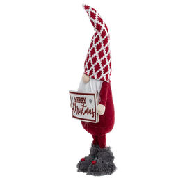 Игрушка набивная с подсветкой "Гном", L18 W10 H51 см, 2в.