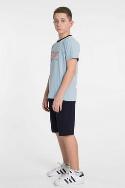 Костюм М224011Па Серо-голубой - Елена фото 3