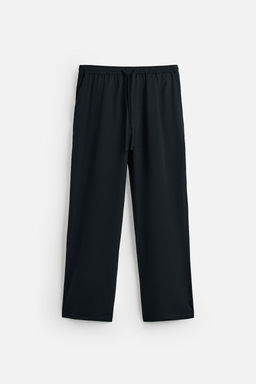 RELAXED FIT LYOCELL TROUSERS - Zara фото 8